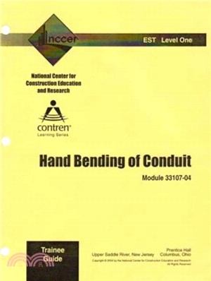 33107-04 Hand Bending of Conduit, TG