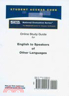 National Evaluation Series Esol Exam Online Tutorial Access Code Card
