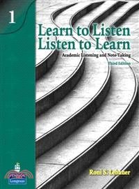 Learn to Listen, Listen to Learn 1 ─ Academic Listening and Note-Taking