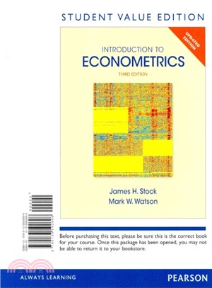 Introduction to Econometrics, Student Value Edition + New Myeconlab With Pearson Etext Access Card Package