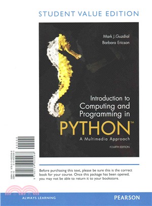 Introduction to Computing and Programming in Python + Myprogramminglab With Etext Access Card ― Student Value Edition