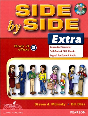 Side by Side Extra Book and eText 3/e (2) with CD/1片