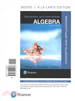 Elementary and Intermediate Algebra ─ Concepts and Applications