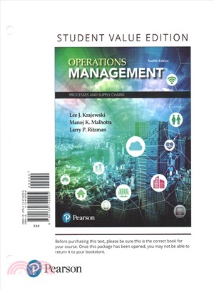 Operations Management ― Processes and Supply Chains, Student Value Edition