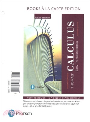 Thomas' Calculus + Mymathlab With Pearson Etext Access Card ― Early Transcendentals, Single Variable - Books a La Carte Edition