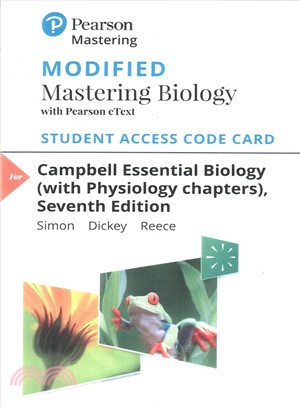 Modified Mastering Biology With Pearson Etext Standalone Access Card for Campbell Essential Biology With Physiology Chapters