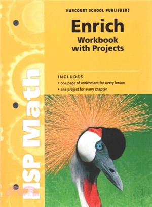 Math, Grade 3 Enrichment Workbook W/Project ― Harcourt School Publishers Math