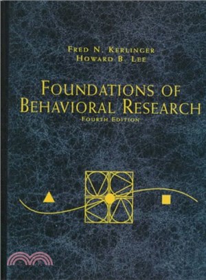 Foundations of behavioral research /