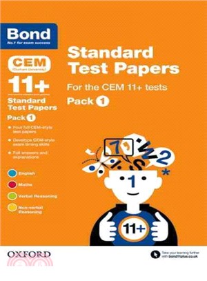 Bond 11+: CEM: Standard Test Papers: Pack 1