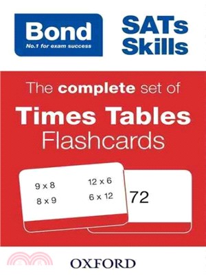 Bond SATs Skills: The Complete Set of Times Tables Flashcards