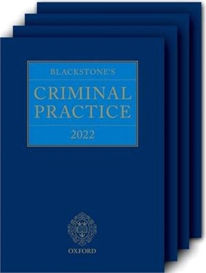 Blackstones Criminal Practice 2022 Book and Supplements