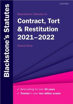 Blackstone's Statutes on Contract, Tort & Restitution 2021-2022