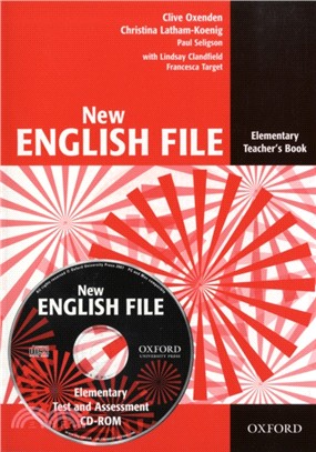 New English File: Elementary: Teacher's Book with Test and Assessment CD-ROM：Six-level general English course for adults