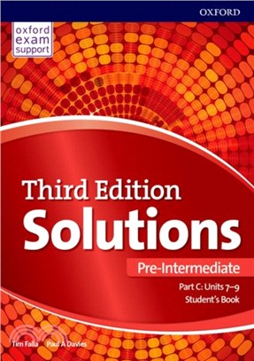Solutions: Pre-Intermediate: Student's Book C Units 7-9：Leading the way to success