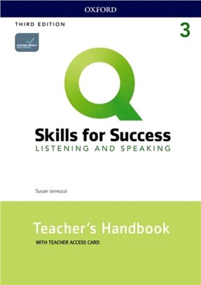 Q: Skills for Success: Level 3: Listening and Speaking Teacher's Handbook with Teacher's Access Card