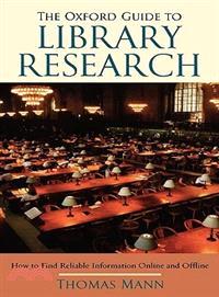 The Oxford Guide To Library Research