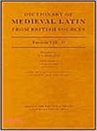 Dictionary Of Medieval Latin From British Sources