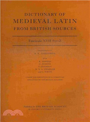 Dictionary of Medieval Latin from British Sources ─ Fascicule: Syr-z