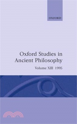 Oxford Studies in Ancient Philosophy ― 1995