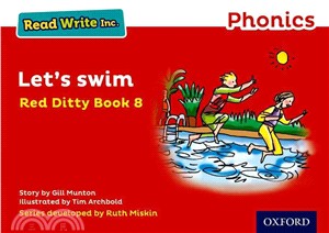 Read Write Inc. Phonics: Red Ditty Book 8 Let's Swim