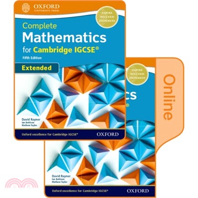 Complete Mathematics for Cambridge IGCSE (R) Student Book (Extended)：Print & Online Student Book Pack