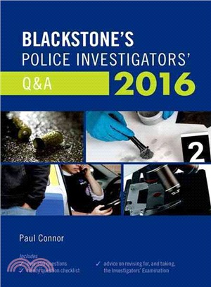 Blackstone's Police Investigators' Q&a 2016