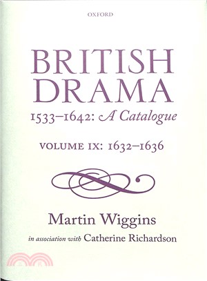 British Drama 1533-1642 - a Catalogue ― 1632-1636