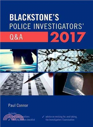 Blackstone's Police Investigators' Q&a 2017