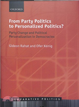 From Party Politics to Personalized Politics? ― Party Change and Political Personalization in Democracies