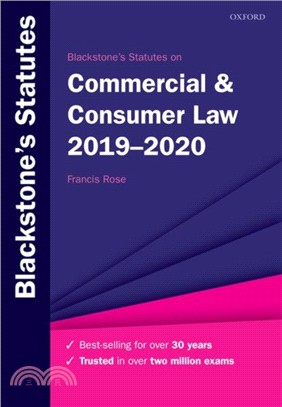 Blackstone's Statutes on Commercial & Consumer Law 2019-2020