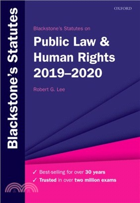 Blackstone's Statutes on Public Law & Human Rights 2019-2020