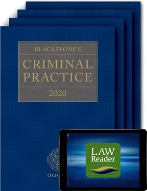 Blackstone's Criminal Practice 2020 (Book, All Supplements, and Digital Pack)