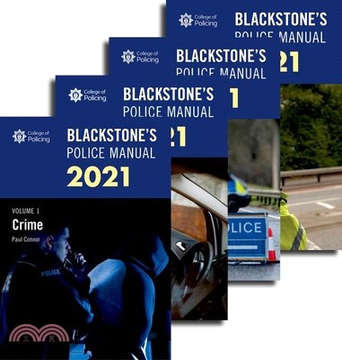 Blackstone's Police Manuals 2021: Four Volume Set