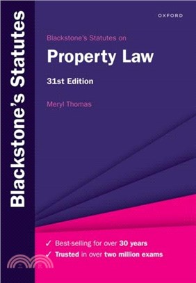 Blackstone's Statutes on Property Law 2022-2023