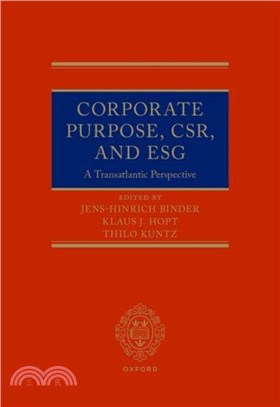 Corporate Purpose, CSR, and ESG