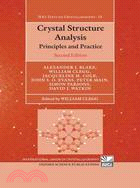 Crystal Structure Analysis ─ Principles and Practice