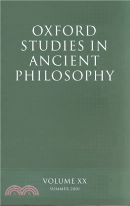 Oxford Studies in Ancient Philosophy ― Summer 2001