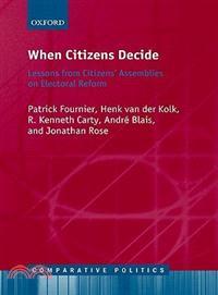 When Citizens Decide ─ Lessons from Citizen Assemblies on Electoral Reform