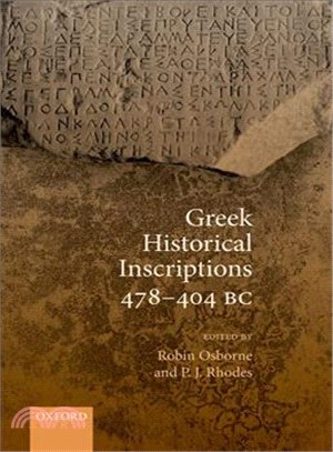 Greek Historical Inscriptions 478-404 Bc