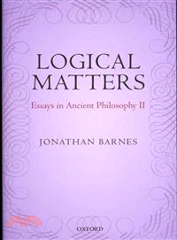 Logical Matters ─ Essays in Ancient Philosophy II