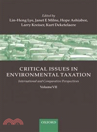 Critical Issues in Environmental Taxation ― International and Comparative Perspectives