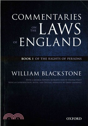 The Oxford Edition of Blackstone Commentaries on the Laws of England ― Of the Rights of People