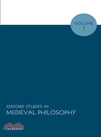 Oxford Studies in Medieval Philosophy