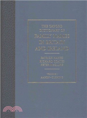 The Oxford Dictionary of Family Names in Britain and Ireland