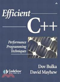 Efficient C++ ─ Performance Programming Techniques