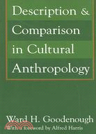 Description & Comparison in Cultural Anthropology