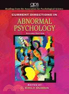 Current Directions in Abnormal Psychology