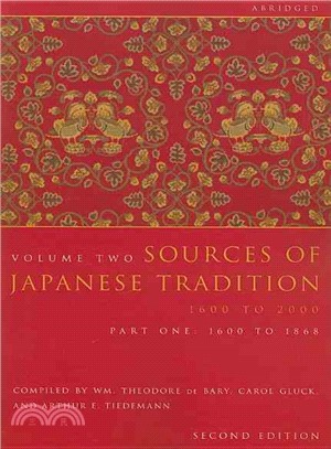 Sources of Japanese Tradition: 1600 - 2000