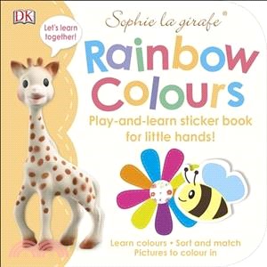 Sophie la girafe Rainbow Colours : Play-and-learn Sticker Book