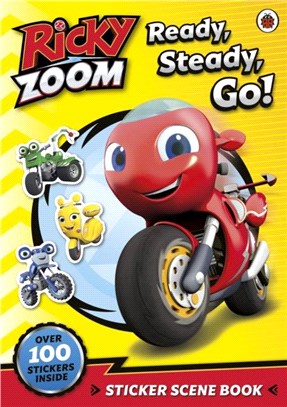 Ricky Zoom: Ready, Steady, Go!：Sticker Scene Book